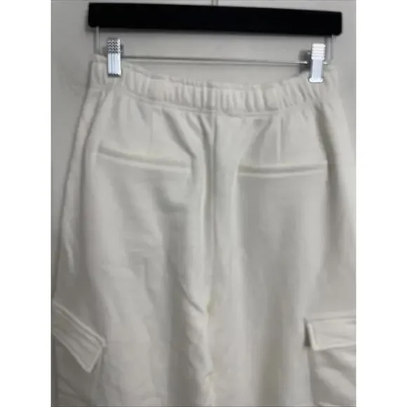 SALLY LAPOINTEcotton JOGGERS Off White size M NWT $290msrp